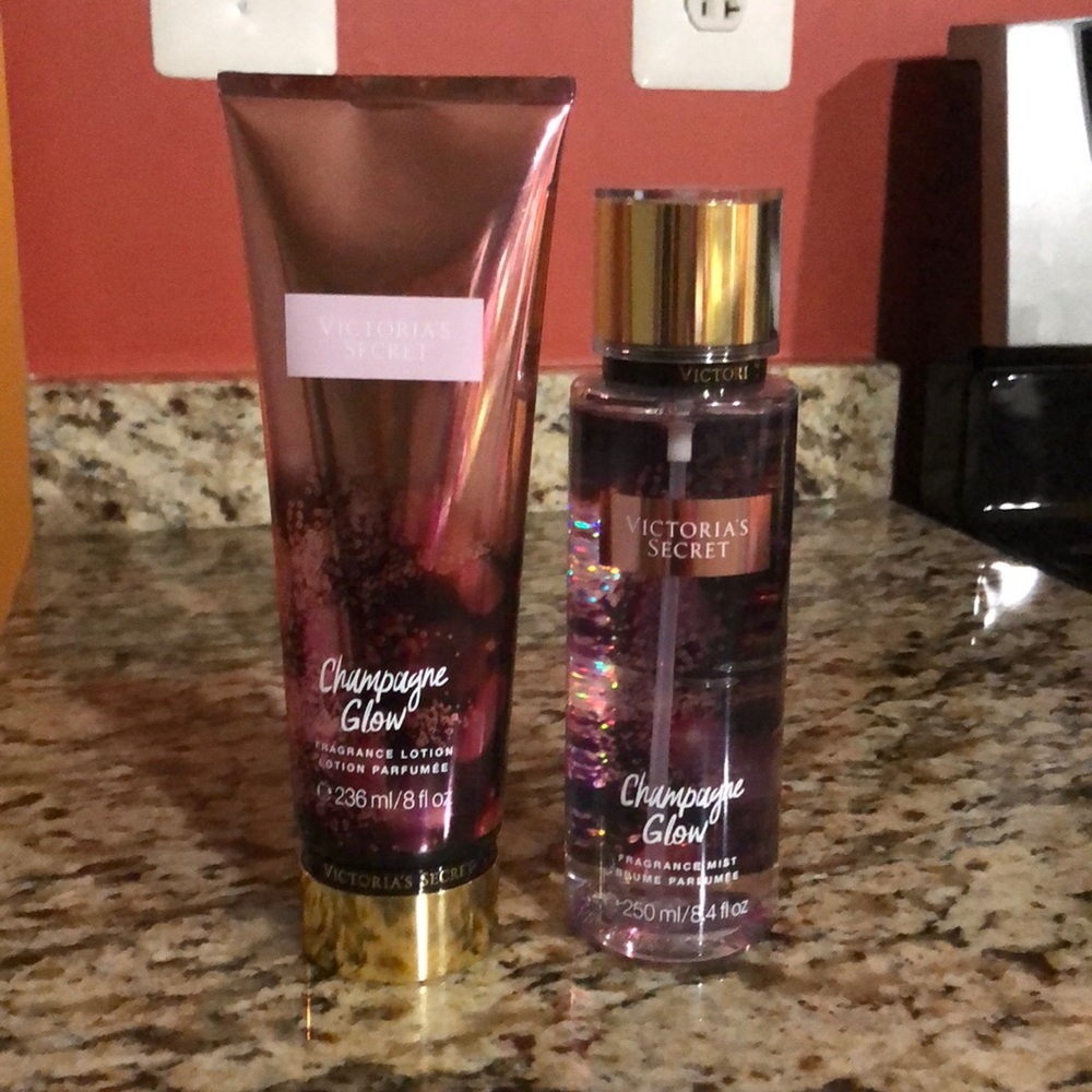 Victoria’s Sec Champagne Glow Frag Mist & lotion